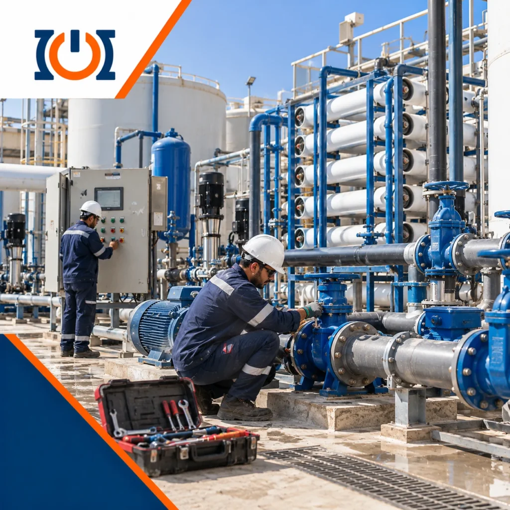 محطات المياة وصيانتها شركة شبكة الموارد